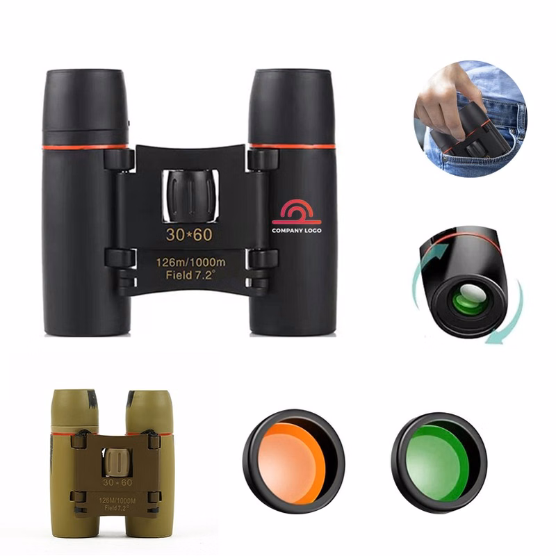 Mini Binoculars Blue Film Outdoor Telescope
