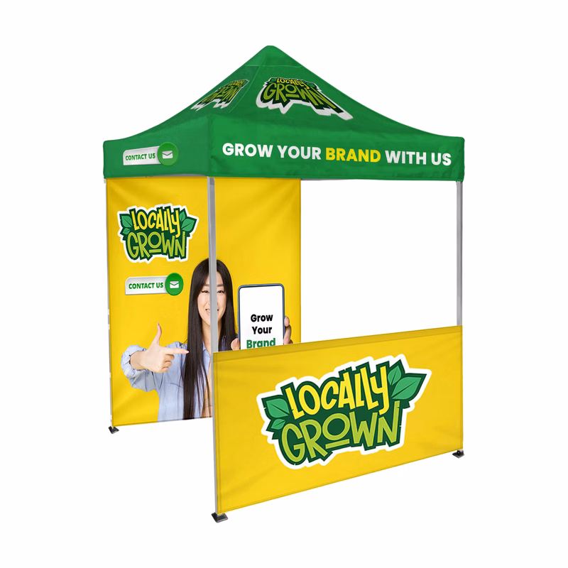 6'x6' Tent Canopy with frame and one half and one full wall