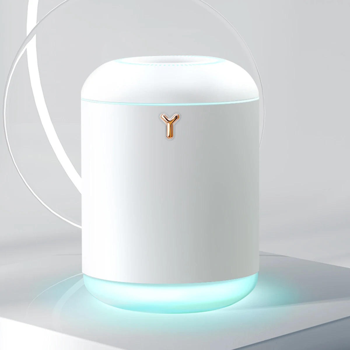Portable Mini Air Humidifier With Colorful Night Light 1