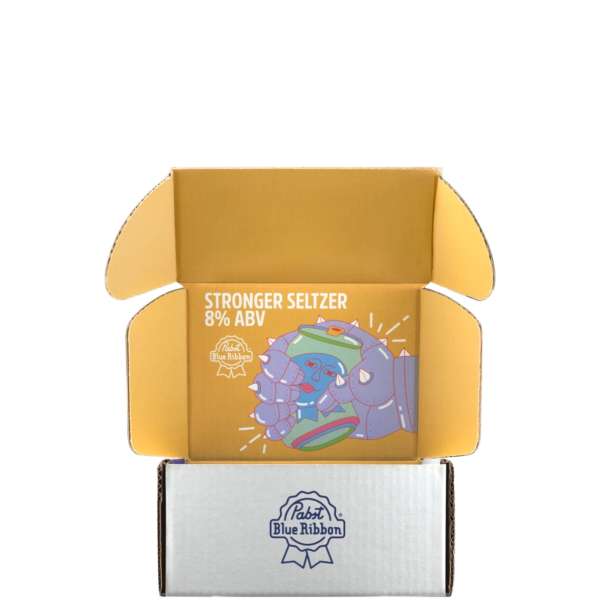 Mailing Box, B-Flute8" x 6" x 4" - White - C - 192 sq in 1
