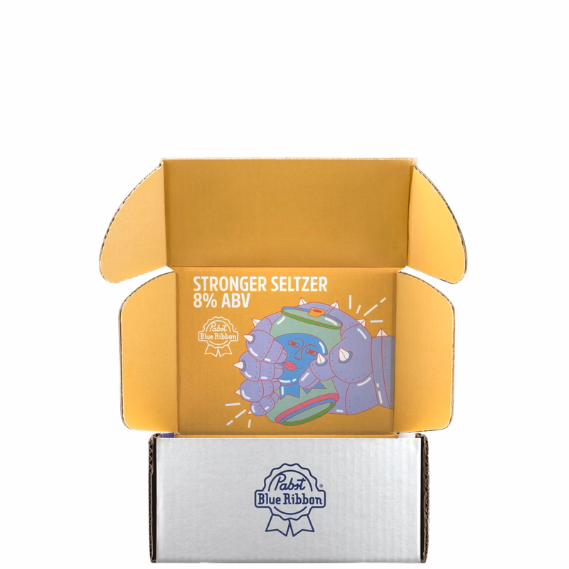 Mailing Box, B-Flute8" x 6" x 4" - White - C - 192 sq in