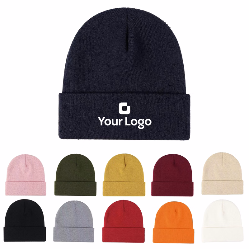 Design Your Own Logo Personalized Knitted Hat