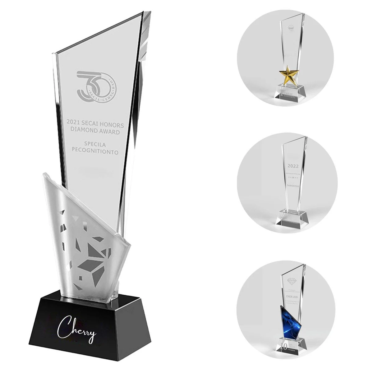 Crystal Pentagram Trophy 1