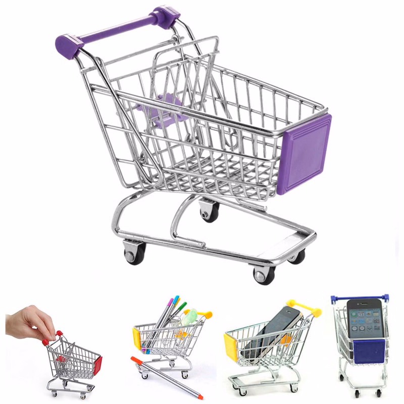 MINI Shopping Charts Trolley Desk Organizers
