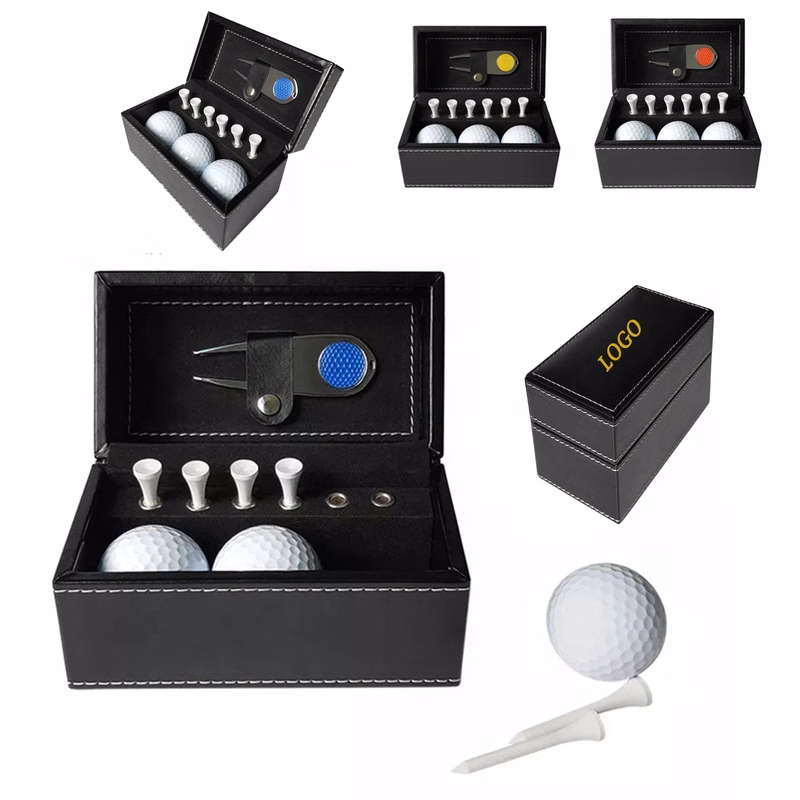 Golf Accessories Gift Set With Pu Box