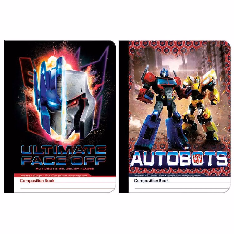 Transformers Composition Notebooks - Assorted