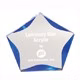 5 Inch Clear / Blue Luminary Star Acrylic Trophy