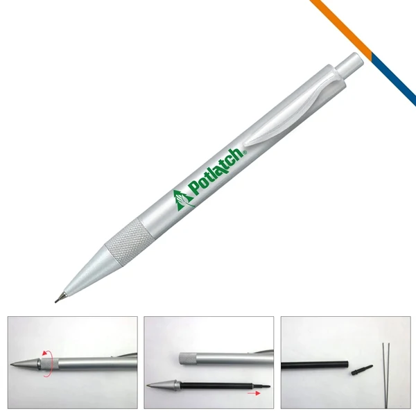Custom 5.5 in Solid Brass Click Mechanical Pencil — Premium Professional Writing 1