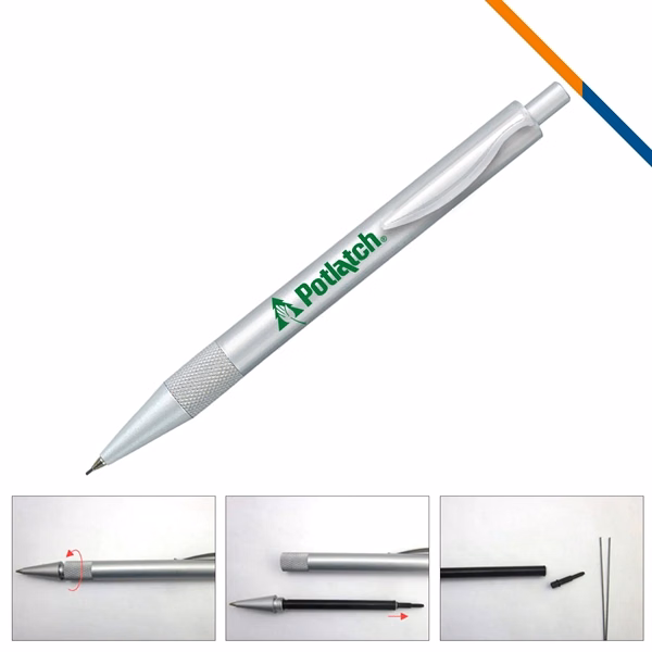 Custom 5.5 in Solid Brass Click Mechanical Pencil — Premium Professional Writing