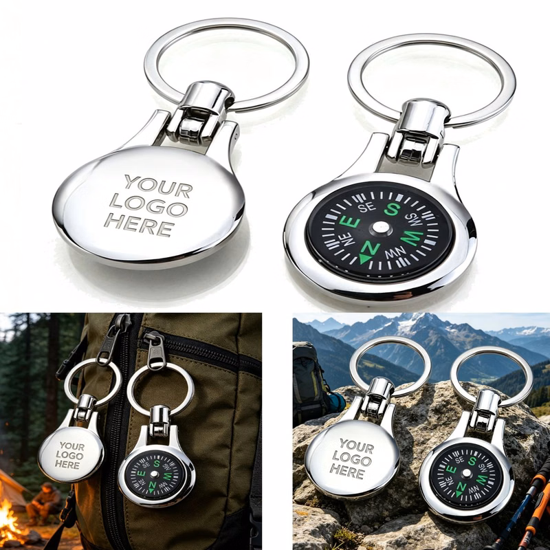 Portable Outdoor Zinc Alloy Compass