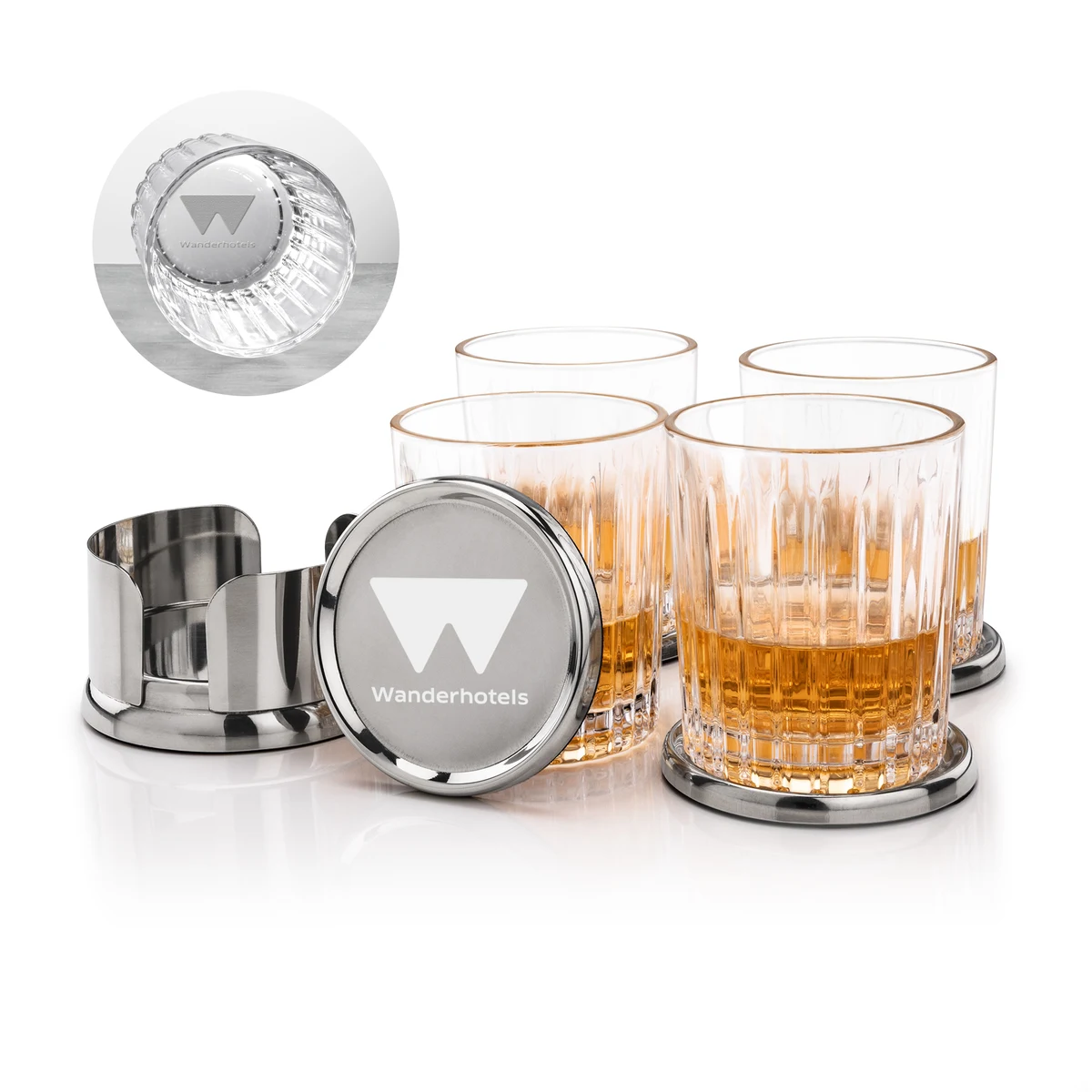 Baldoni Coasters & Hartmann On-the-Rocks Set 1