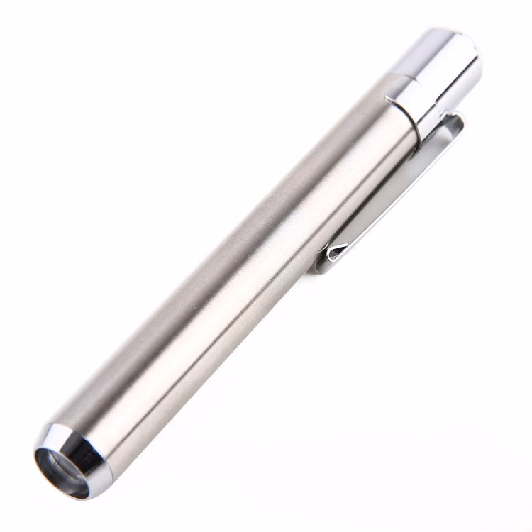 Mini Portable Stainless Steel LED Flashlight
