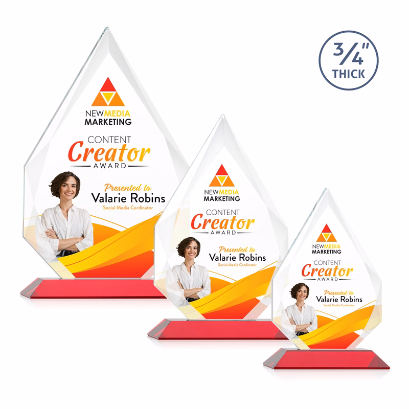 Hawthorne VividPrint™ Award - Red