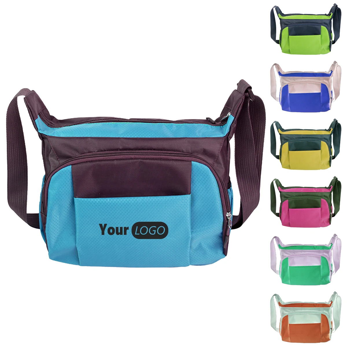 Oxford Customizable Large Travel Messenger Bag 1
