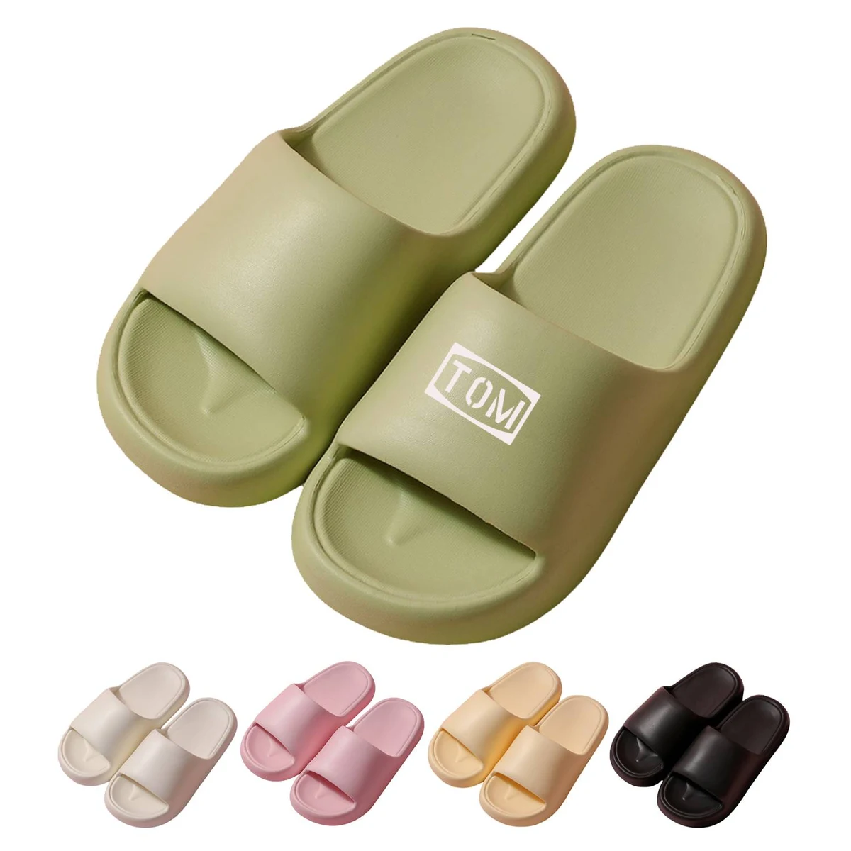 Summer EVA anti slip thick soled bathroom women's slippers 1