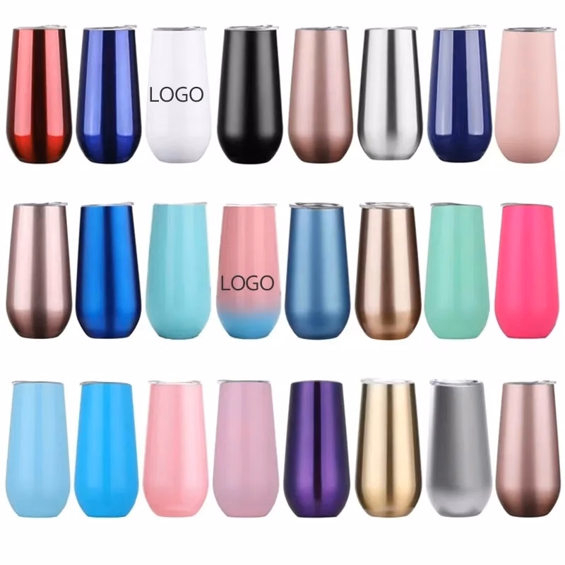 6oz U-shaped Stainless Steel Wine Thermos