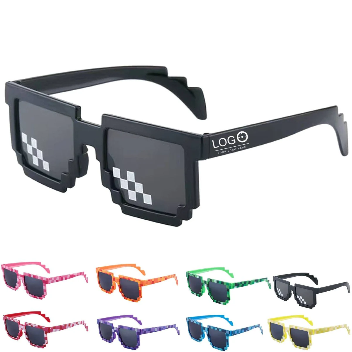 Mosaic Pixel Funny Sunglasses 1