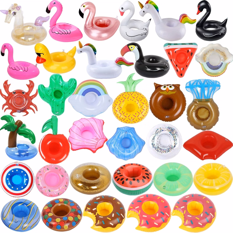 Inflatable Drink Floats Floating Cup Holders
