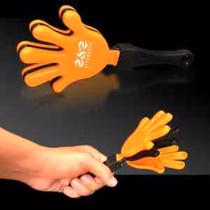 Orange Black & Orange Hand Clapper(Pad Print)