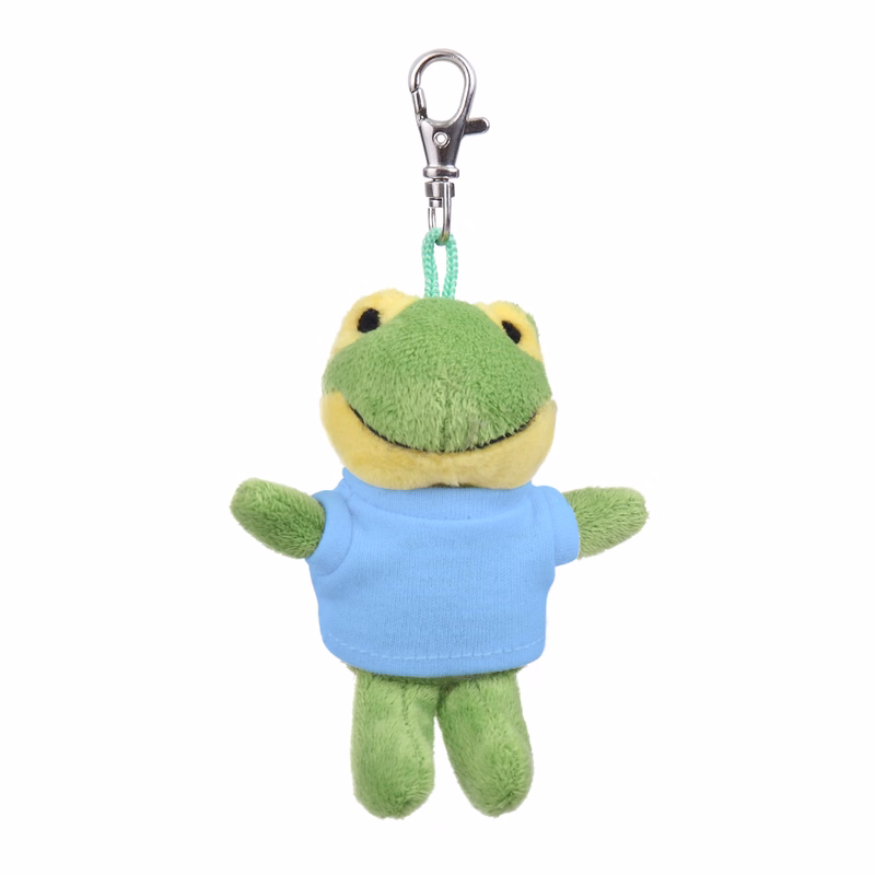 Soft Plush Frog Keychain with Tee