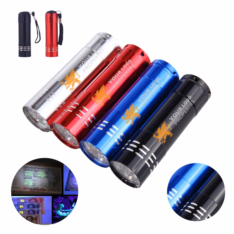 MOQ 100 Mini Cylinder Metal Flashlight