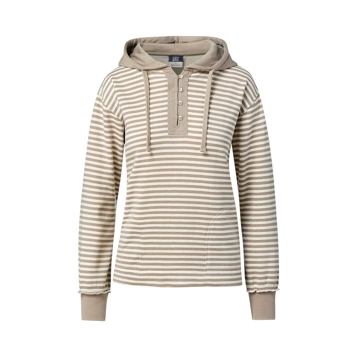 Women's Alina Henley Hooded Sweatshirt - W24128 1