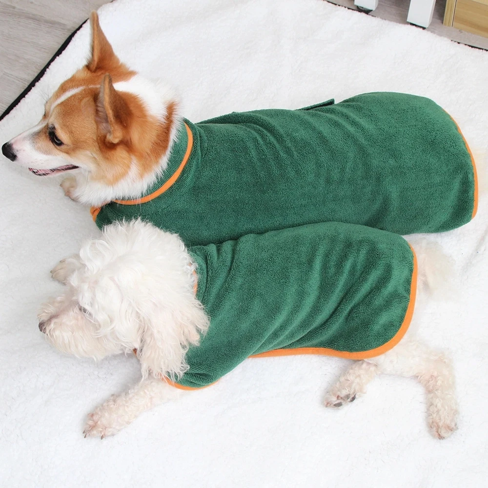 Adjustable Dog Drying Bathrobe 1