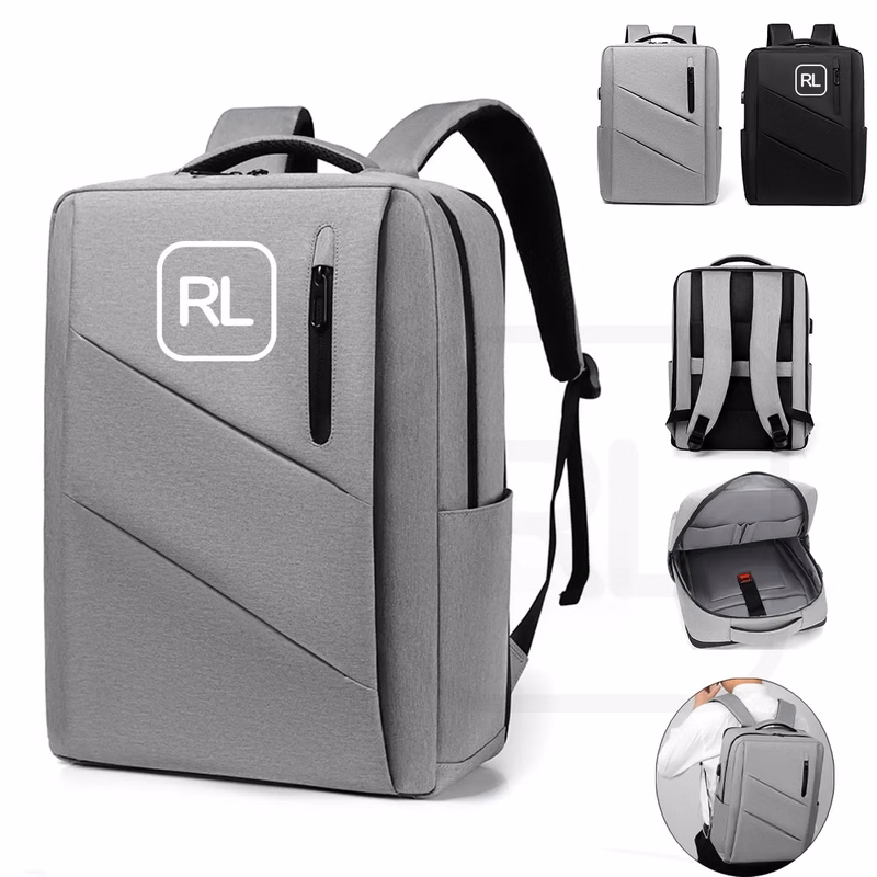 Large Capacity Travel Laptop Backpack w/ USB Charging Port
