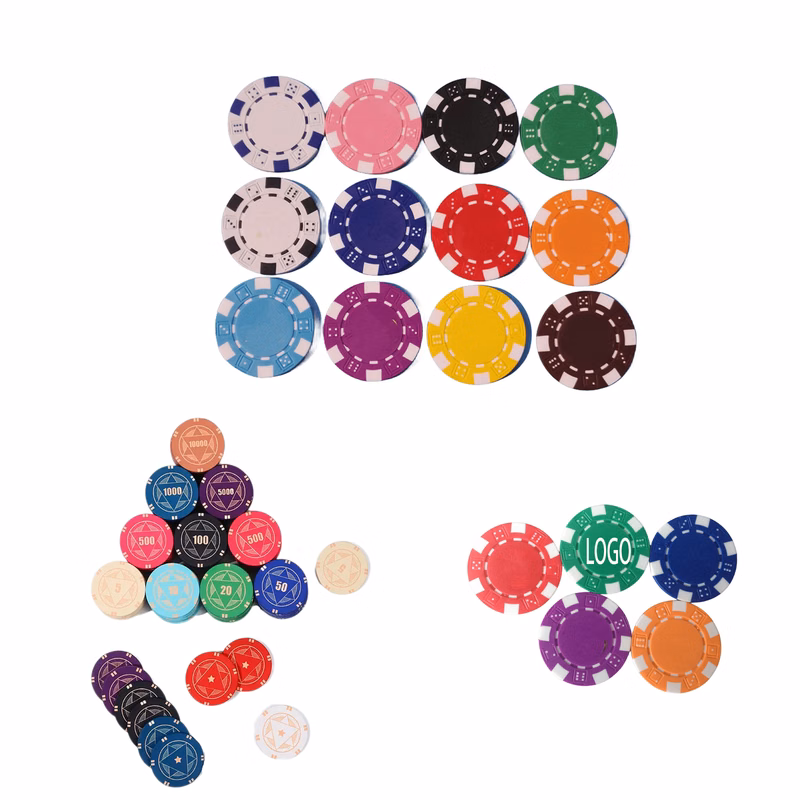 Custom Plastic Poker Chip MOQ 100pcs