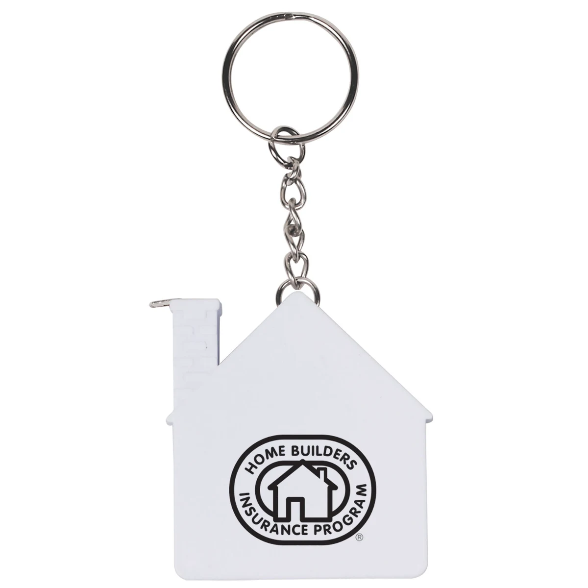 House Tape Measure Key Chain 3' 1