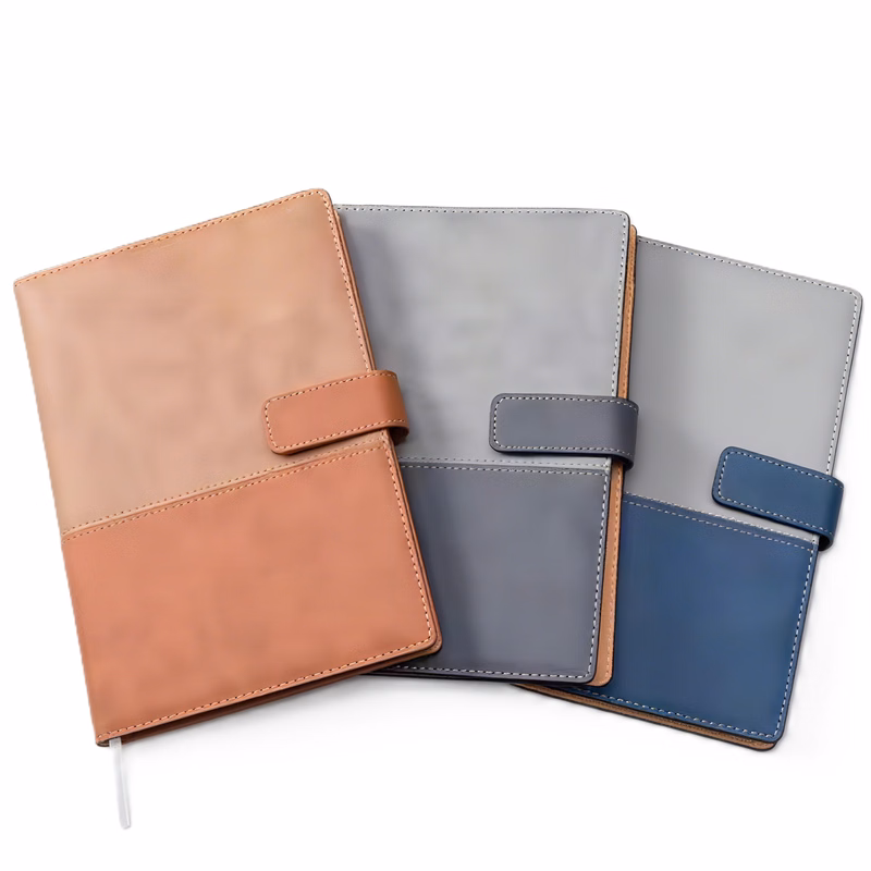 A5 Business Notebook W/ PU Cover & Bookmark