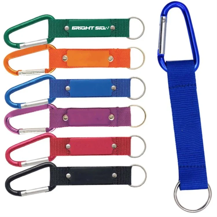 Short Lanyard Key Strap with Aluminum Carabiner 1