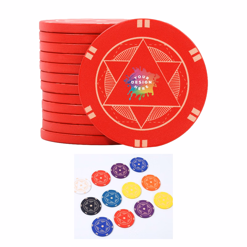 MOQ 100 pcs Casino Style Chips