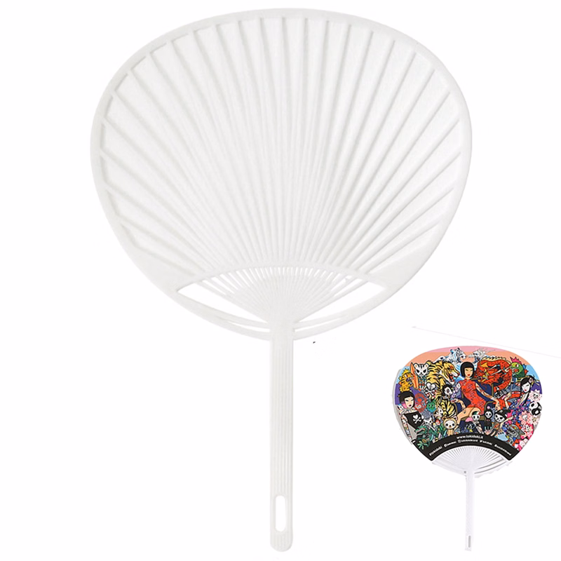 Round/Ball Hand Fan Full Color (2 Sides)