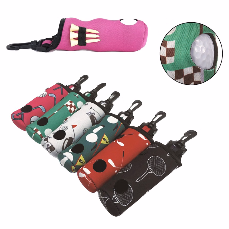 Full Color Portable Neoprene Golf Ball Cover