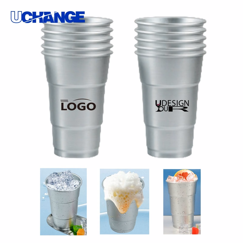 Recyclable Aluminum Drinking Cup Container (16oz)