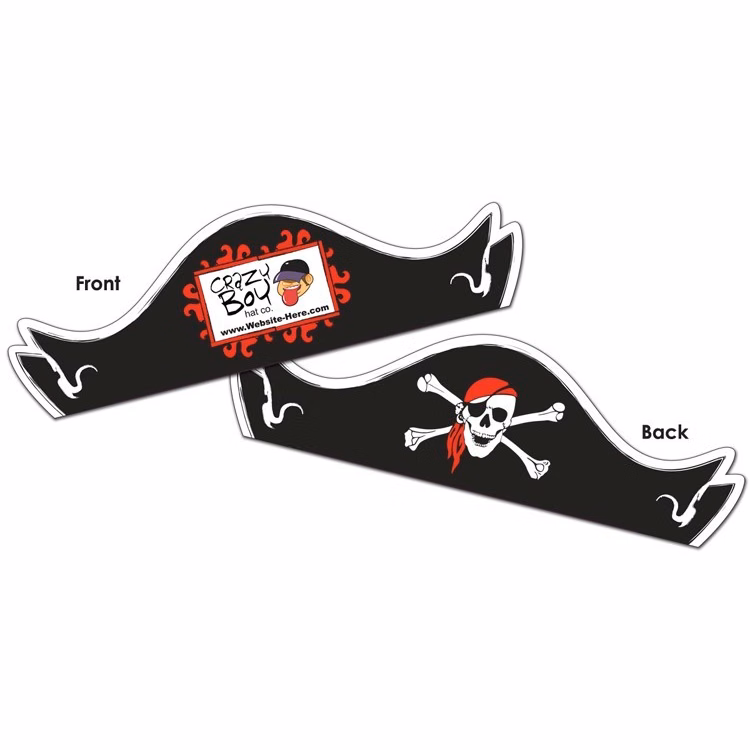 Paper Pirate Hat - Assemble Product - 14 pt.