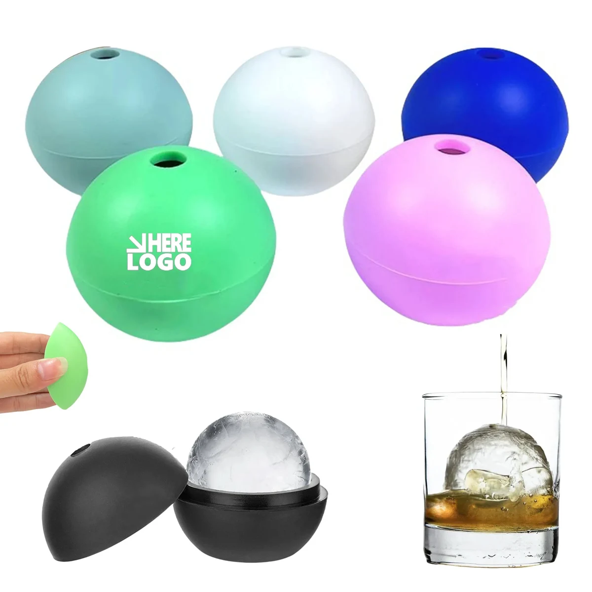Silicone Round Ice Molds 1