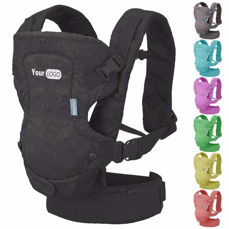 Linen Fabric Ergonomic Baby Carrier For Comfort And Support