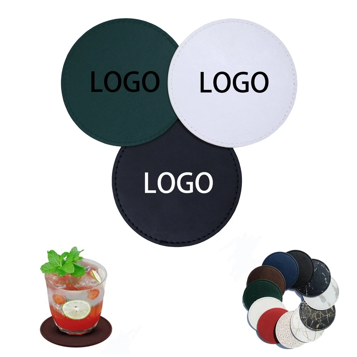 PU Coasters For Drinks 1