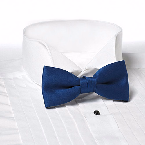 Royal Blue Clip-On Bow Tie