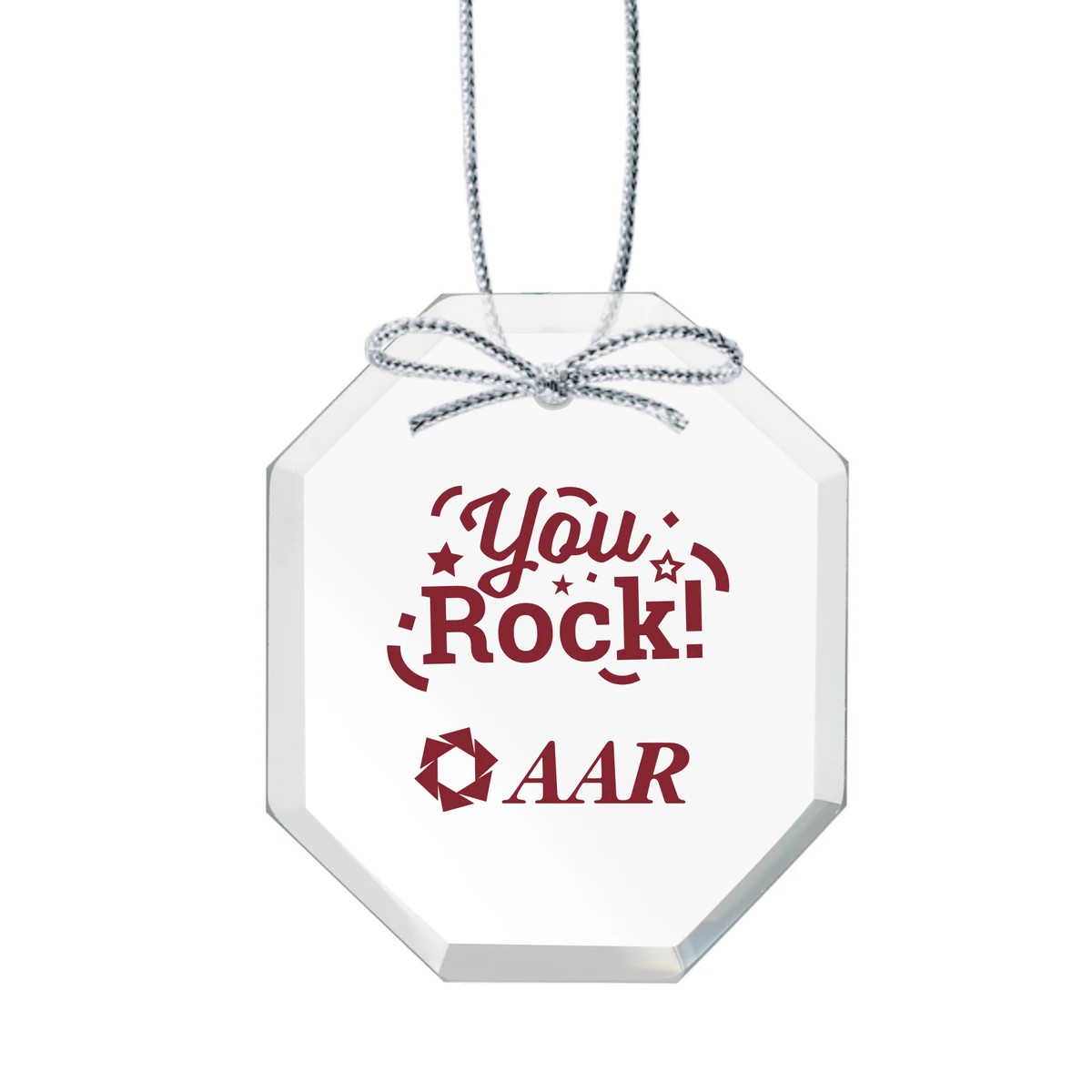 Starfire Ornament - Long Octagon Imprinted 1