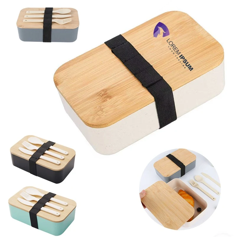 Eco-Friendly Wheat Straw Lunch Box 1