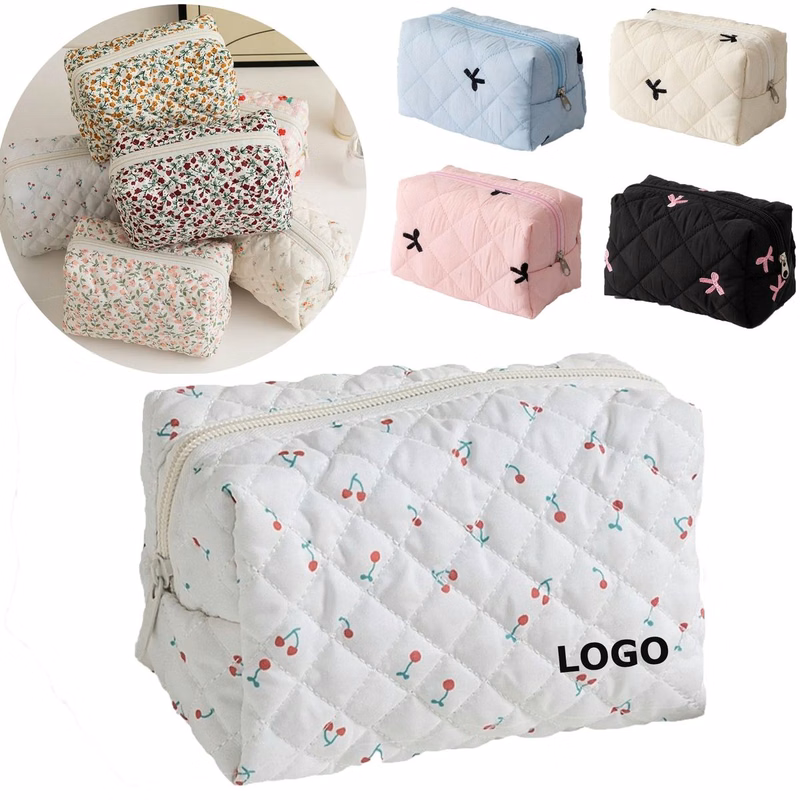 Classic Floral Makeup Bag
