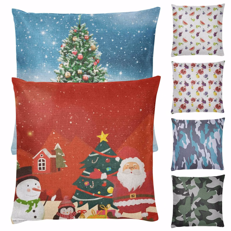 Sublimated Velvet Throw Pillow Cover
