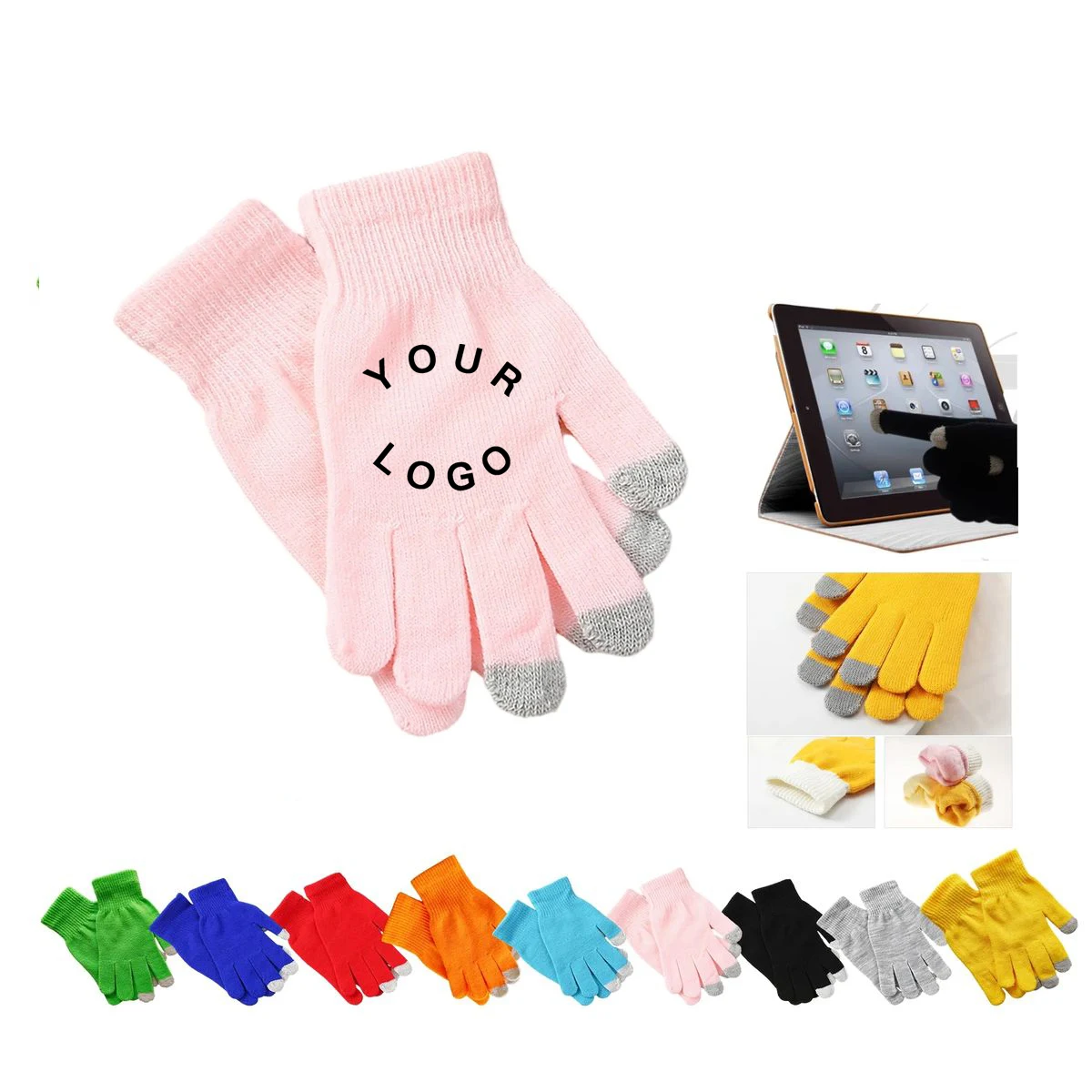 Warm Knit Gloves with Phone Touch Function 1