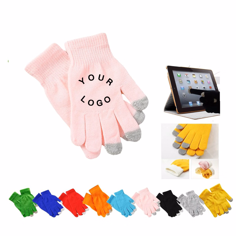 Warm Knit Gloves with Phone Touch Function