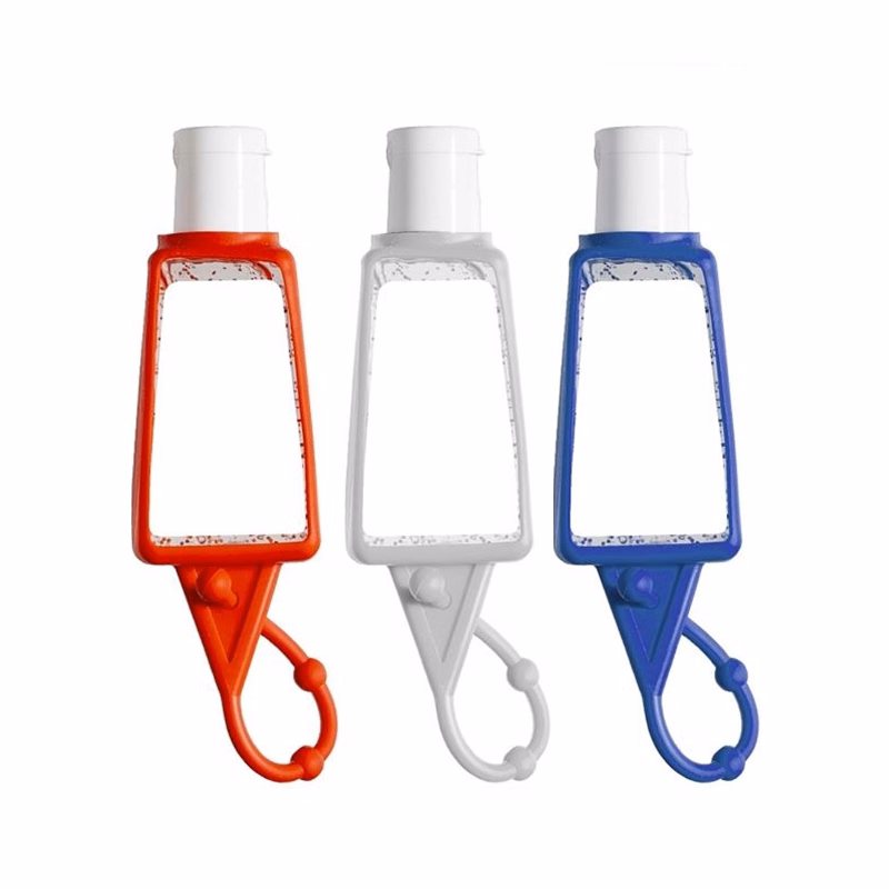 Hand Sanitizer Gel with Silicone Holder, 1 oz. - Blank