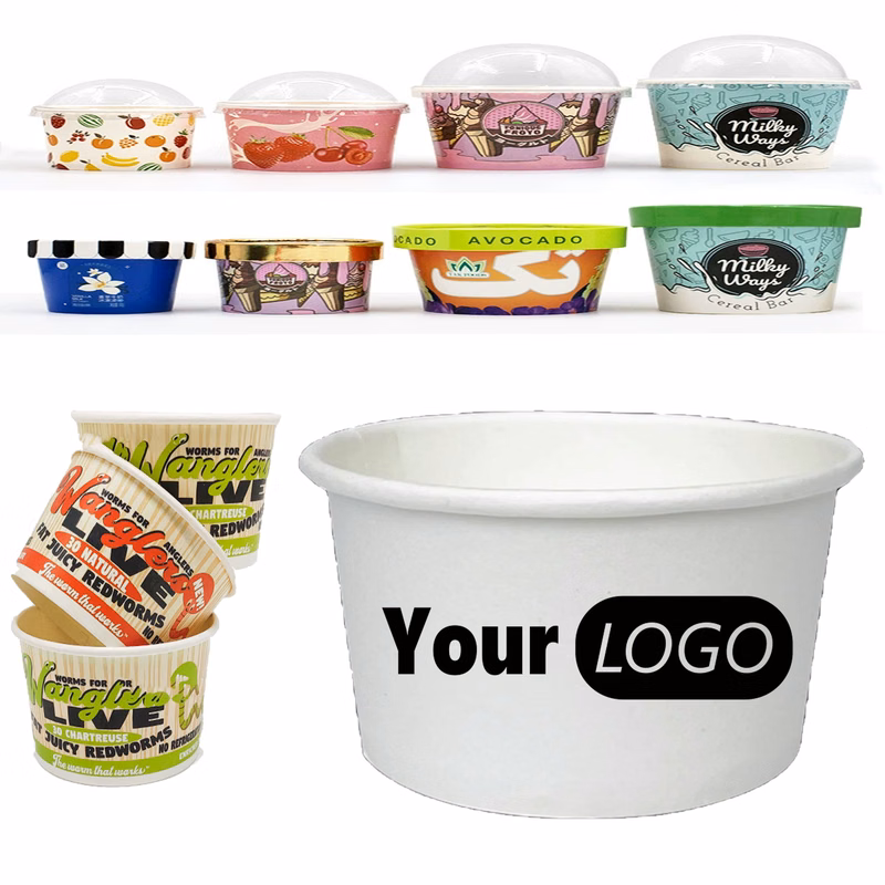 4oz Ice Cream Paper Serving Cup