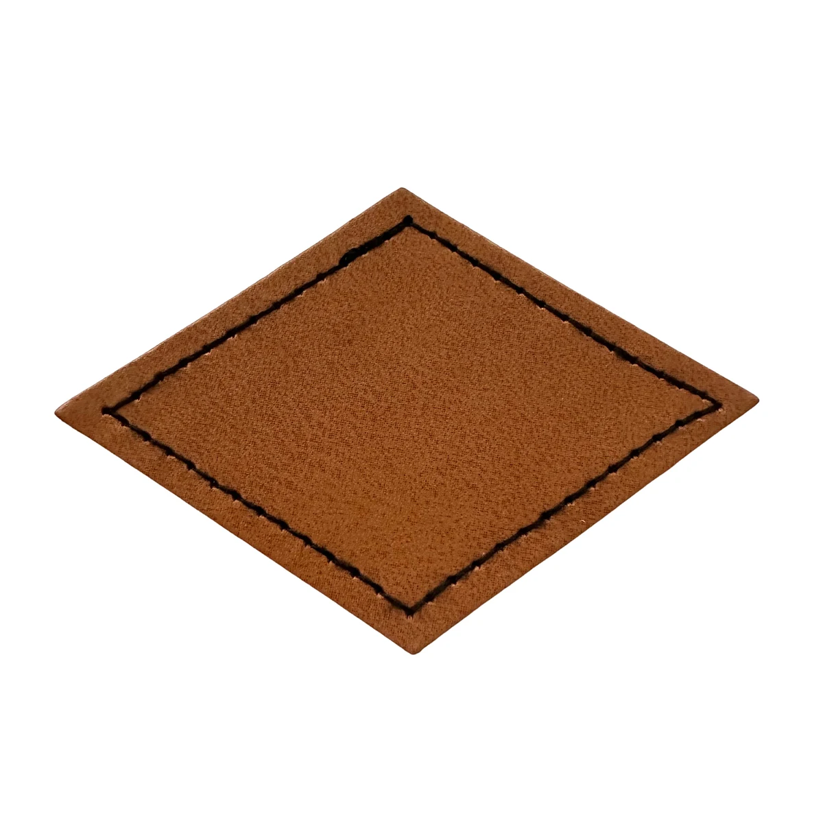 Diamond Shape Leatherette Patch 1